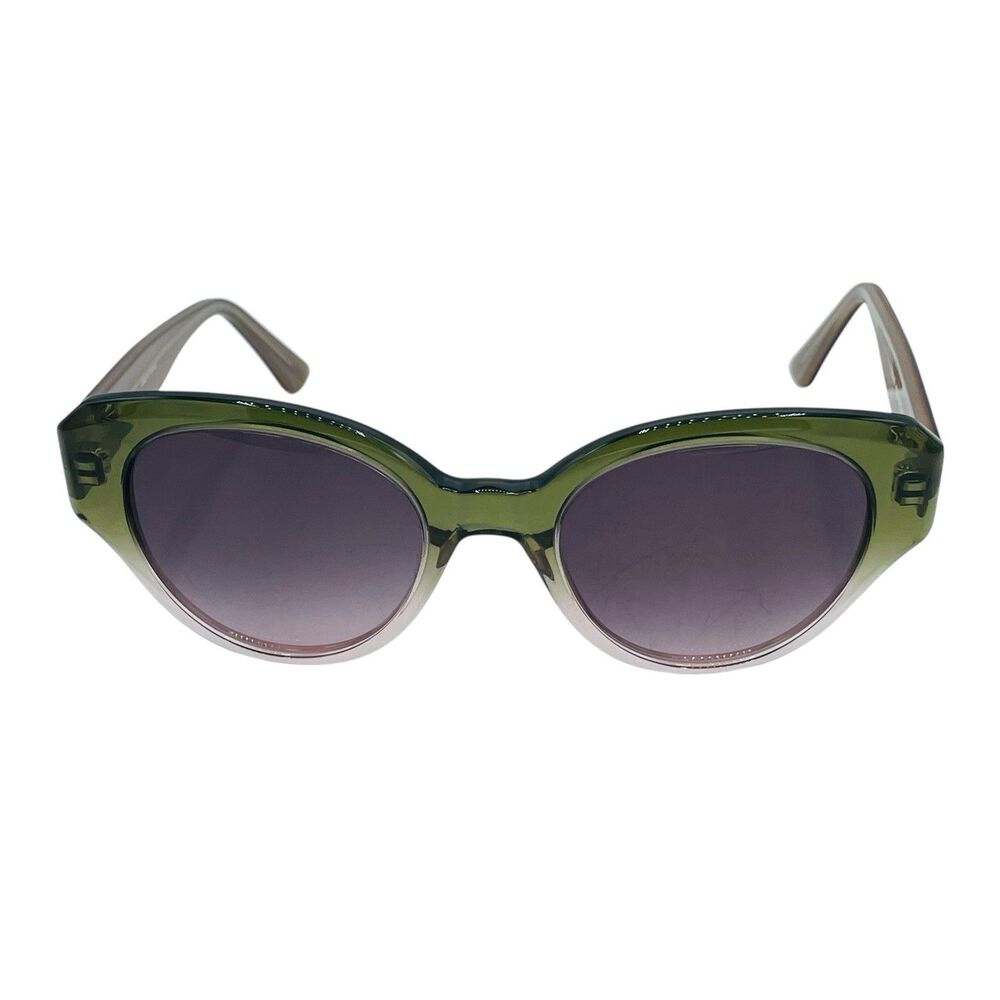 Jean Lafont Sunglasses FRAMES 4048 Pink Cat Eye 49[]20-138 Green Havana